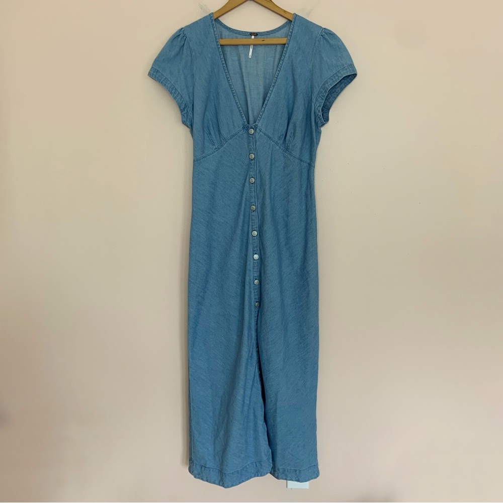 Free People Blue Maxi Dress